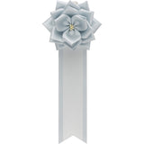 【全24色】リボン徽章（記章・胸章）小リボンバラ 1個売り 花径:75mm 長さ:175mm 式典 イベント セレモニー 選挙 国会議員 祝賀会 入学式 卒業式 運動会 竣工式 来賓