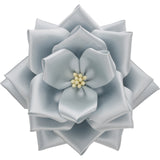 【全24色】リボン徽章（記章・胸章）中リボンバラ 花のみ 1個売り 花径:95mm 式典 イベント セレモニー 選挙 国会議員 祝賀会 入学式 卒業式 運動会 竣工式 来賓