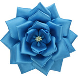 【全24色】リボン徽章（記章・胸章）大リボンバラ 花のみ 1個売り 花径:120mm 式典 イベント セレモニー 選挙 国会議員 祝賀会 入学式 卒業式 運動会 竣工式 来賓