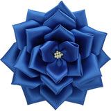 【全24色】リボン徽章（記章・胸章）大リボンバラ 花のみ 1個売り 花径:120mm 式典 イベント セレモニー 選挙 国会議員 祝賀会 入学式 卒業式 運動会 竣工式 来賓