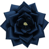 【全24色】リボン徽章（記章・胸章）大リボンバラ 花のみ 1個売り 花径:120mm 式典 イベント セレモニー 選挙 国会議員 祝賀会 入学式 卒業式 運動会 竣工式 来賓