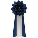 【全24色】リボン徽章（記章・胸章）大リボンバラ 1個売り 花径:120mm 長さ:280mm 式典 イベント セレモニー 選挙 国会議員 祝賀会 入学式 卒業式 運動会 竣工式 来賓