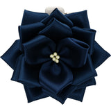 【全24色】リボン徽章（記章・胸章）小リボンバラ 花のみ 20個セット 花径:75mm 式典 イベント セレモニー 選挙 国会議員 祝賀会 入学式 卒業式 運動会 竣工式 来賓