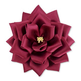 【全24色】リボン徽章（記章・胸章）大リボンバラ 花のみ 6個セット 花径:120mm 式典 イベント セレモニー 選挙 国会議員 祝賀会 入学式 卒業式 運動会 竣工式 来賓