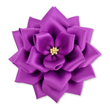 【全24色】リボン徽章（記章・胸章）大リボンバラ 花のみ 6個セット 花径:120mm 式典 イベント セレモニー 選挙 国会議員 祝賀会 入学式 卒業式 運動会 竣工式 来賓