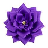 【全24色】リボン徽章（記章・胸章）大リボンバラ 花のみ 6個セット 花径:120mm 式典 イベント セレモニー 選挙 国会議員 祝賀会 入学式 卒業式 運動会 竣工式 来賓