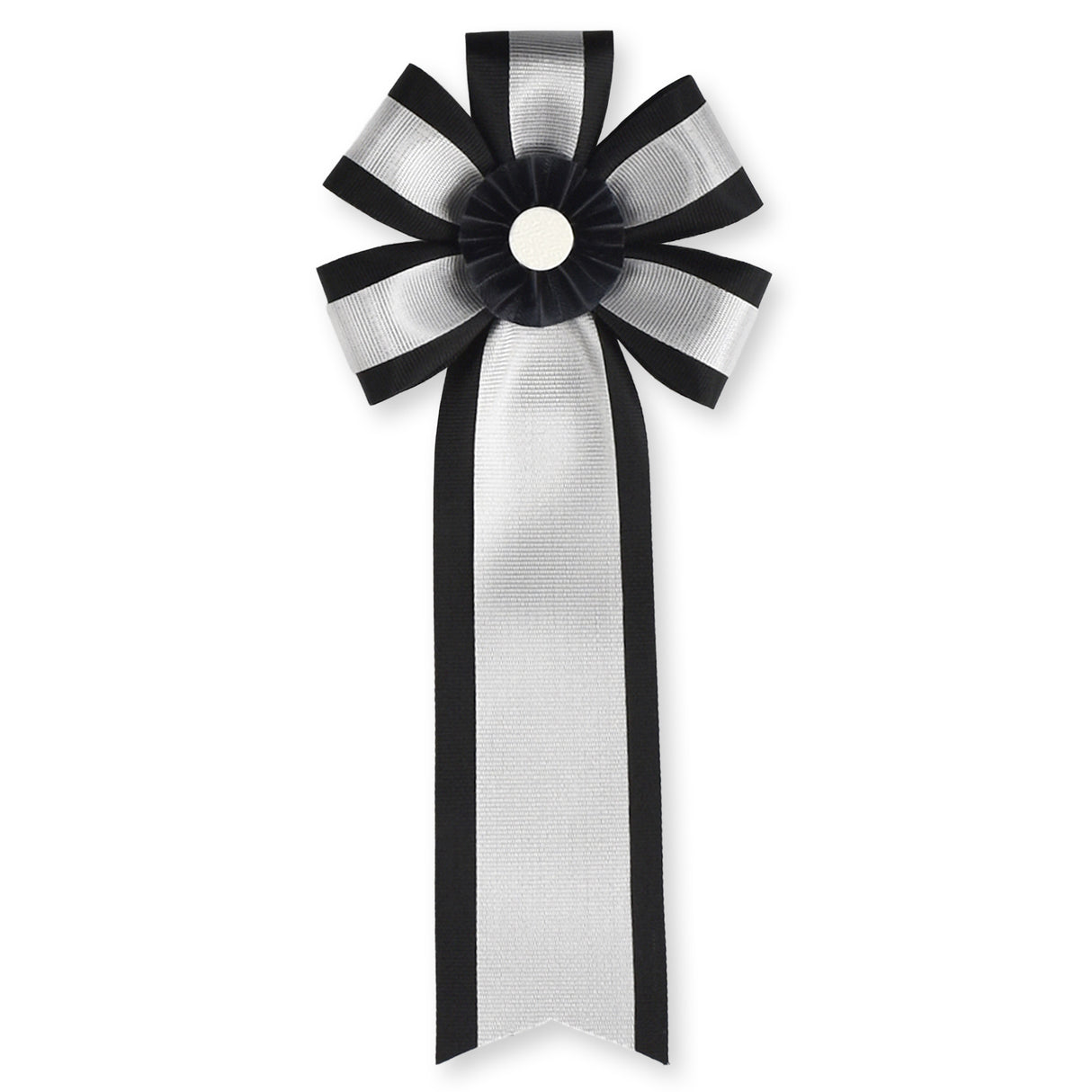 リボン徽章（記章・胸章）中旭光複 10個セット 横幅:70mm 長さ:170mm 式典 イベント 入学式 卒業式 セレモニー 来賓 表彰 主催者