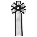 リボン徽章（記章・胸章）中旭光複 10個セット 横幅:70mm 長さ:170mm 式典 イベント 入学式 卒業式 セレモニー 来賓 表彰 主催者