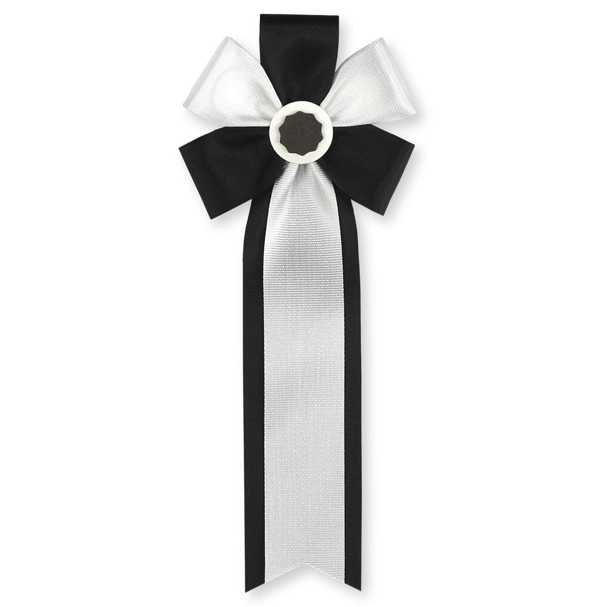 リボン徽章（記章・胸章）中旭光 10個セット 横幅:80mm 長さ:170mm 式典 イベント 入学式 卒業式 セレモニー 来賓 表彰 主催者