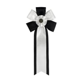 リボン徽章（記章・胸章）大五方 10個セット 横幅:80mm 長さ:180mm 式典 イベント 入学式 卒業式 セレモニー 来賓 表彰 主催者