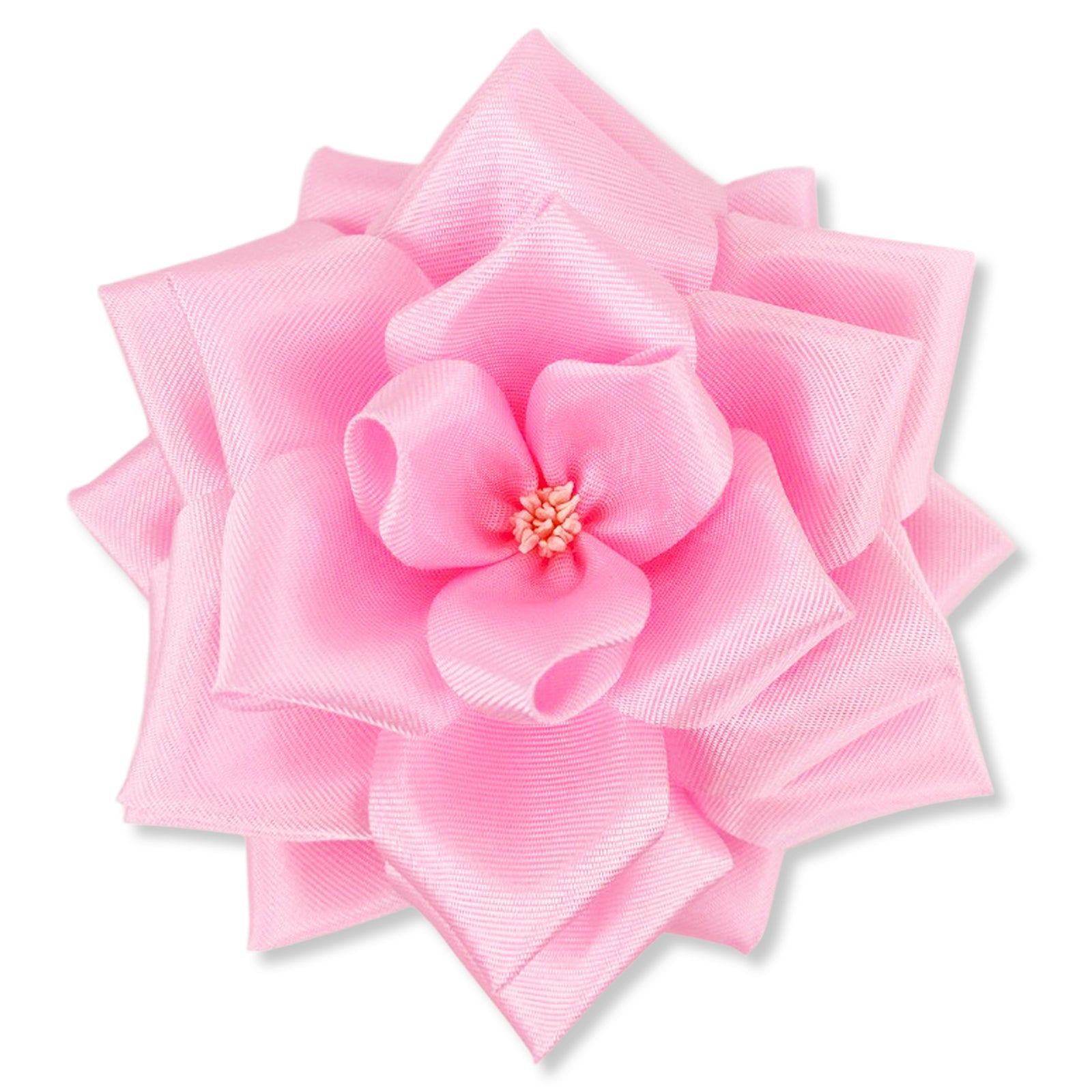 全24色】リボン徽章（記章・胸章）大リボンバラ 花のみ 6個セット 花径
