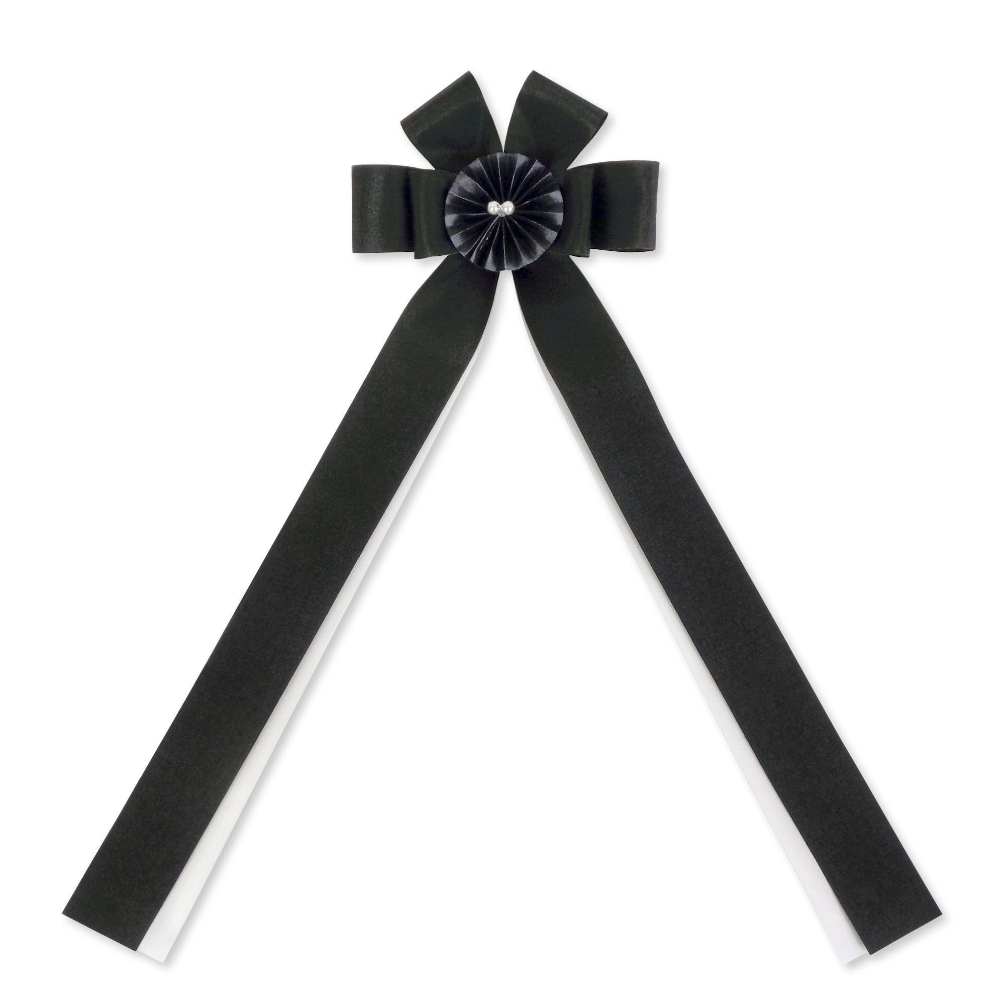 遺影 額縁用リボン メタルリボン 黒 | YONEOKA RIBBON