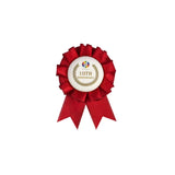 式典・表彰用ロゼット　シングル SSサイズ　デザイン入り