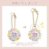 cocomam マタニティマーク キーホルダー ダブルフリルロゼット クリップ付