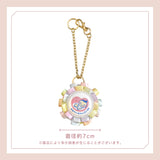 cocomam マタニティマーク キーホルダー ダブルフリルロゼット クリップ付