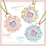 cocomam マタニティマーク キーホルダー ダブルフリルロゼット クリップ付