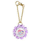 cocomam マタニティマーク キーホルダー ダブルフリルロゼット クリップ付