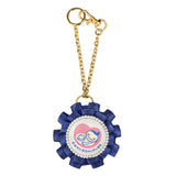 cocomam マタニティマーク キーホルダー ダブルフリルロゼット クリップ付