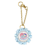 cocomam マタニティマーク キーホルダー ダブルフリルロゼット クリップ付