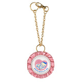 cocomam マタニティマーク キーホルダー フリルリボンロゼット 両面仕様