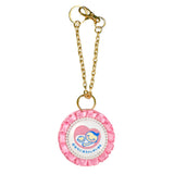 cocomam マタニティマーク キーホルダー フリルリボンロゼット 両面仕様