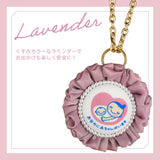 cocomam マタニティマーク キーホルダー 両面仕様 ふわふわシフォンロゼット