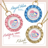cocomam マタニティマーク キーホルダー フリルリボンロゼット 両面仕様