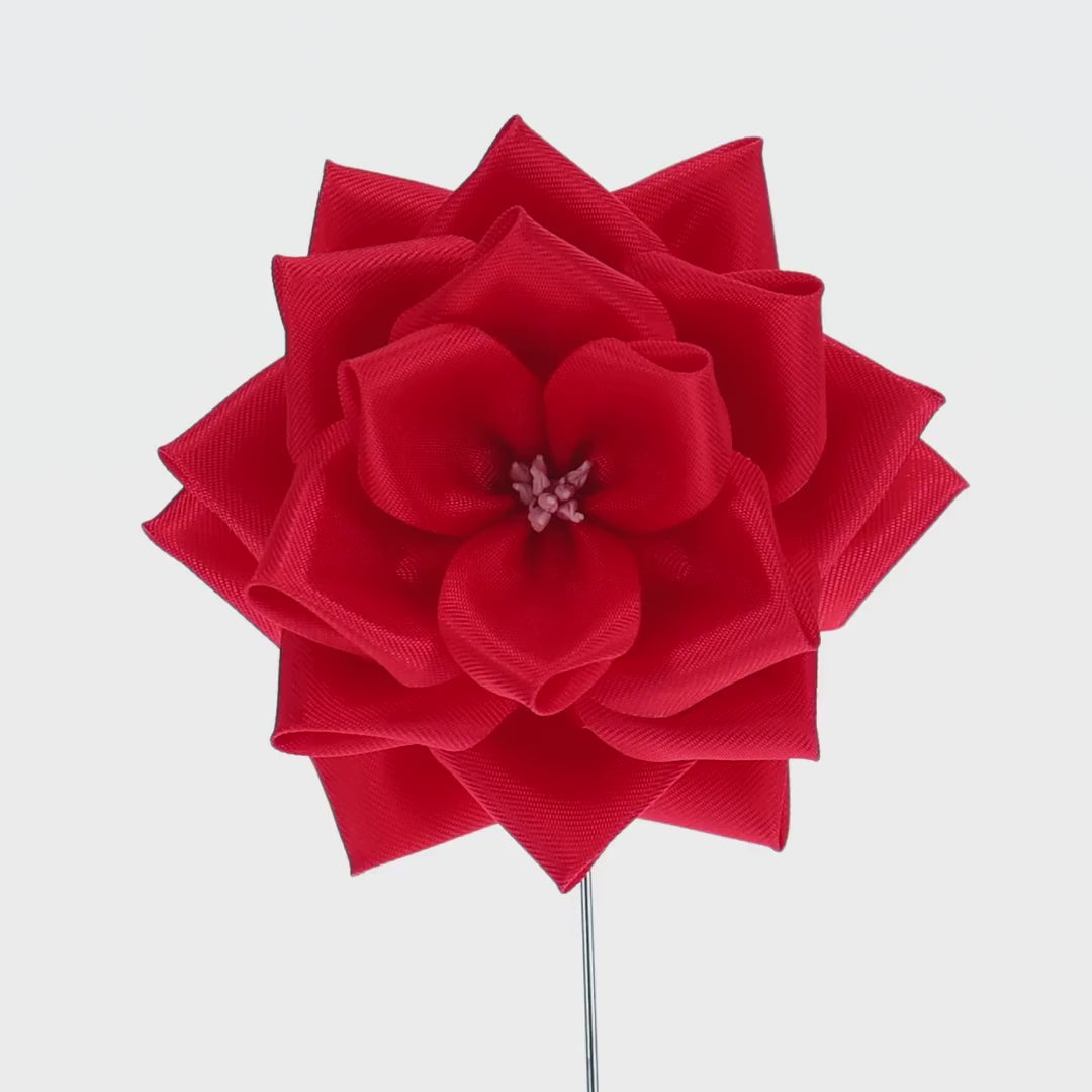 【全24色】リボン徽章（記章・胸章）中リボンバラ 花のみ 1個売り 花径:95mm 式典 イベント セレモニー 選挙 国会議員 祝賀会 入学式 卒業式 運動会 竣工式 来賓