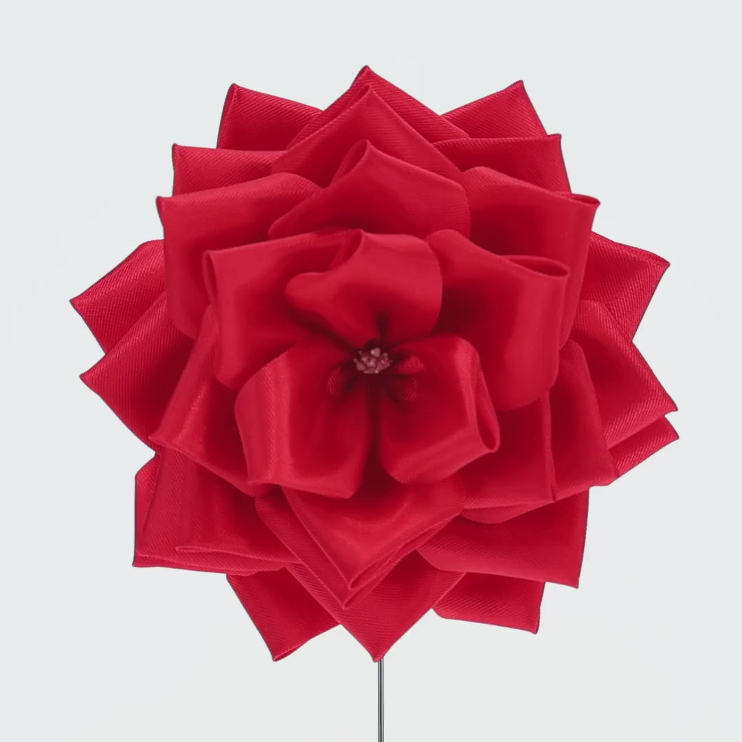リボン徽章（記章・胸章）特大リボンバラ 花のみ 1個売り 花径:135mm 式典 イベント セレモニー 選挙 国会議員 祝賀会 入学式 卒業式 運動会 竣工式 来賓