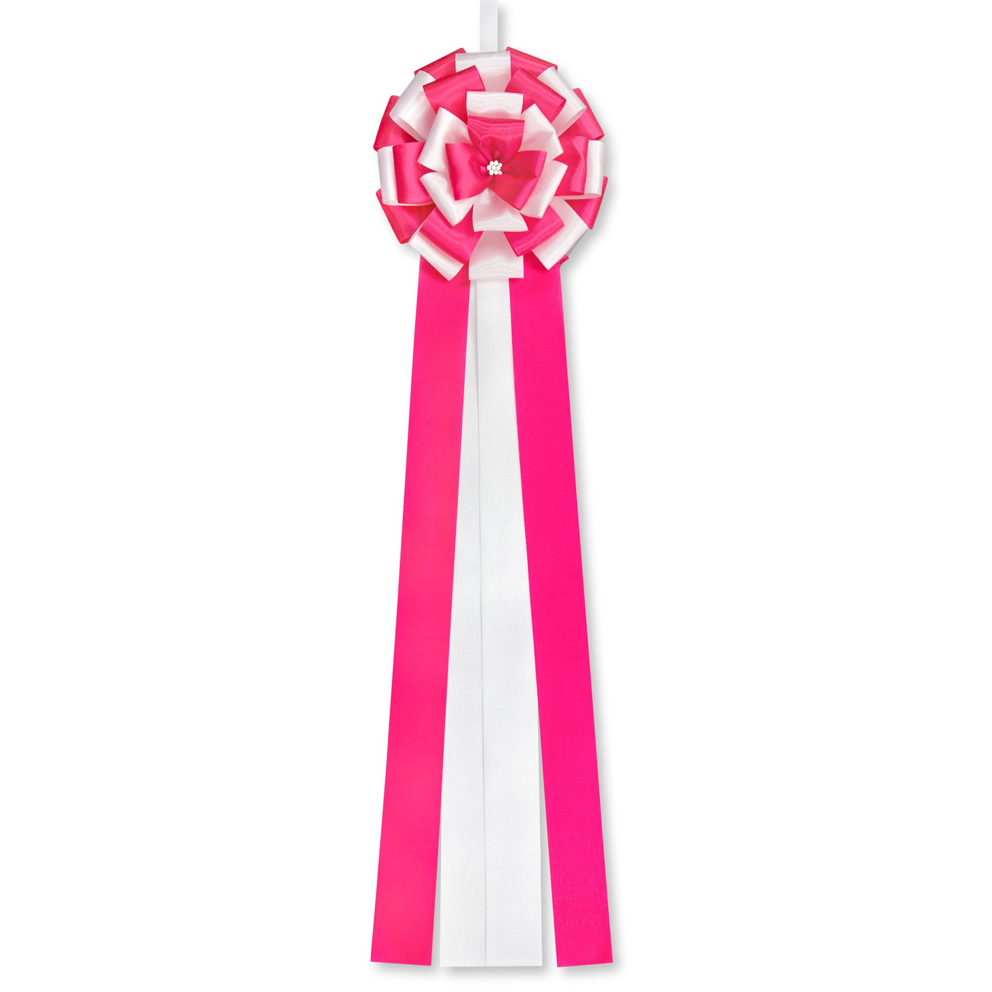 テープカット用リボン（大・両面）花径:160mm 長さ:600mm 式典