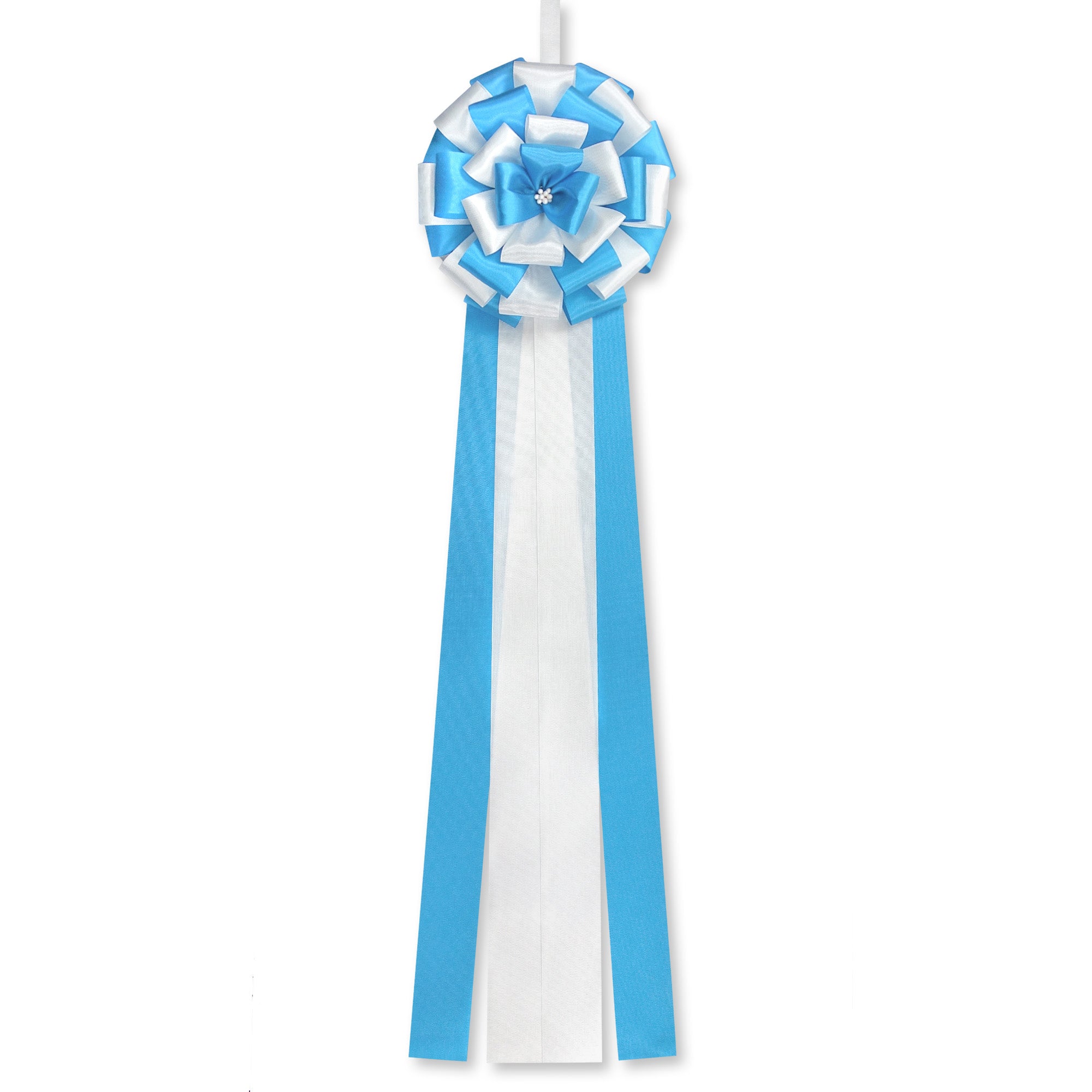テープカット用リボン（大・両面）花径:160mm 長さ:600mm 式典